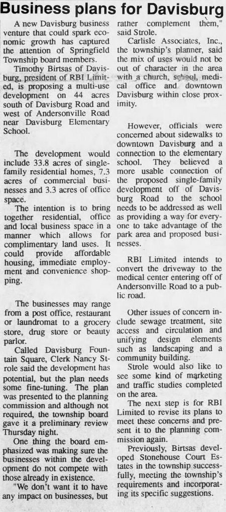 Fountain Square - Dec 21 1995 Article